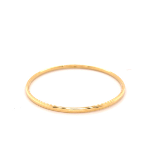 60mm 18ct Yellow Gold Comfort Fit Bangle